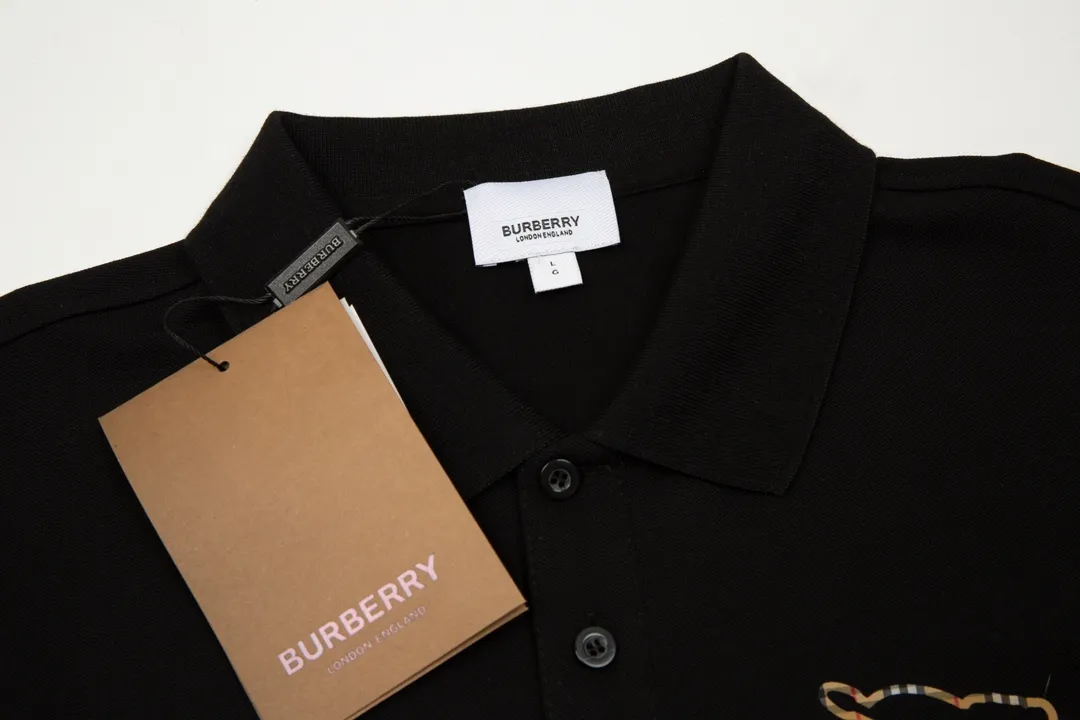 Burberry/ New Arrival Polo ！ ， polo ，Classic ， Versatile ， ， ！， ， Breathable， ， ， ， ， Premium ！M-3XL :Black